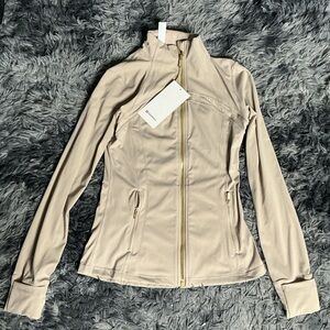 lululemon Beige Zip-Up define Jacket